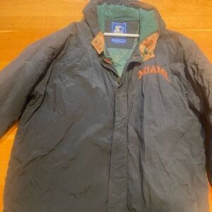 Vintage STARTER Miami Black and Green men’s jacket